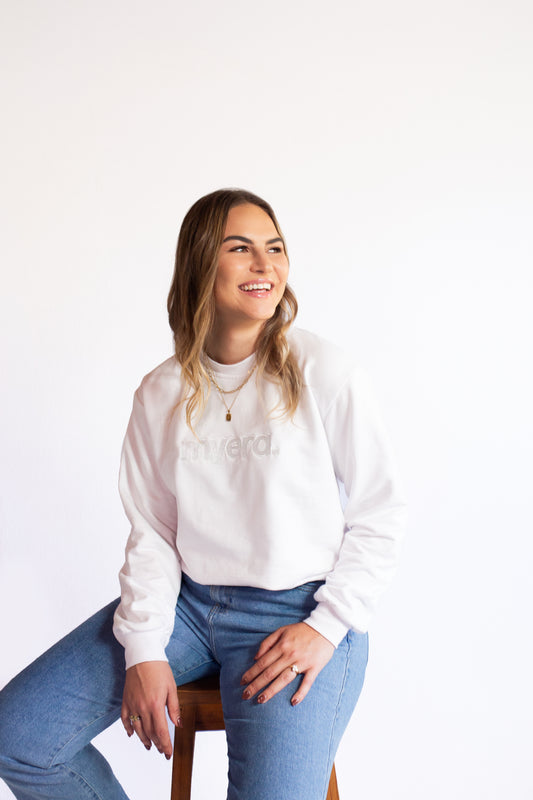 liez.era white crewneck