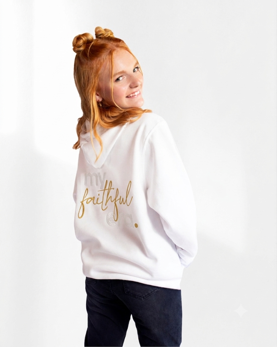 tamz.era white hoodie